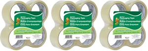 Brand Standard Packaging Tape Refills - 4 Rolls of Clear Packing Tape - Shipping, Mailing and Moving Supplies - 3" Core - 1.88 Inch x 54.6 Yards, Clear (240238) (Pack of 3) Brand Standard Packaging Tape Refills - 4 Rolls of Clear Packing Tape - Shipping, Mailing and Moving Supplies - 3" Core - 1.88 Inch x 54.6 Yards, Clear (240238) (Pack of 3)