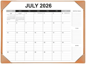 Desk Calendar 2026-2027 with Desk Mat 22" x 17" Large Desk Pad Calendar Runs from July 2026 to December 2027, Office Supplies Desktop Monthly Calendar for Home & Office Desk Calendar 2026-2027 with Desk Mat 22" x 17" Large Desk Pad Calendar Runs from July 2026 to December 2027, Office Supplies Desktop Monthly Calendar for Home & Office