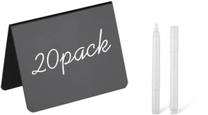 20 Pack 4"x3"Mini Chalkboard Signs for Chalk Sign for Food - Party - Buffet - Table Sign Chalkboard - Wedding - Bakery - Small Chalkboard Sign - Mini Chalkboard Signs for Food 20 Pack 4"x3"Mini Chalkboard Signs for Chalk Sign for Food - Party - Buffet - Table Sign Chalkboard - Wedding - Bakery - Small Chalkboard Sign - Mini Chalkboard Signs for Food