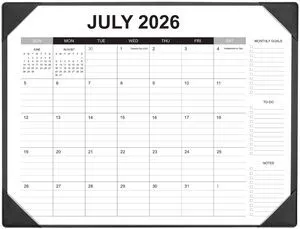Desk Calendar 2026-2027 with Desk Mat 22" x 17" Large Desk Pad Calendar Runs from July 2026 to December 2027, Office Supplies Desktop Monthly Calendar for Home & Office Desk Calendar 2026-2027 with Desk Mat 22" x 17" Large Desk Pad Calendar Runs from July 2026 to December 2027, Office Supplies Desktop Monthly Calendar for Home & Office