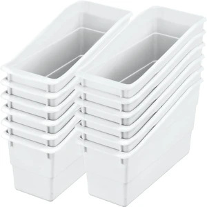Durable Book & Binder Holders, 12-Pack, White Ideal for Narrow or Vertical Storage Needs, Book, Magazine, File Folder, & Binder Holders, Classroom Organization Made Easy Durable Book & Binder Holders, 12-Pack, White Ideal for Narrow or Vertical Storage Needs, Book, Magazine, File Folder, & Binder Holders, Classroom Organization Made Easy