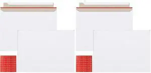 100 Pack 10x13.5 inch Rigid Mailer Self Seal Photo Document Mailers Stay Flat White Cardboard Envelopes White Photography Mailers for Papers,Photos, Document 100 Pack 10x13.5 inch Rigid Mailer Self Seal Photo Document Mailers Stay Flat White Cardboard Envelopes White Photography Mailers for Papers,Photos, Document