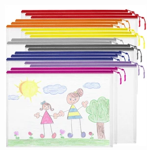 20PCS Mesh Zipper Pouch Bags, A4 13x9 Inches Waterproof Mesh Bags with Zipper, Plastic Zipper Pouch for Organizing, Mesh Bag for Travel Storage, 8 Colors Assortment 20PCS Mesh Zipper Pouch Bags, A4 13x9 Inches Waterproof Mesh Bags with Zipper, Plastic Zipper Pouch for Organizing, Mesh Bag for Travel Storage, 8 Colors Assortment