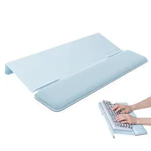 Computer Keyboard Wrist Rest, Keyboard Riser Stand for Desktop Blue, Ergonomic Acrylic Keyboard Holder, Non-slip Wrist Pad, Pain Relief for Typing, Multiple Colors Computer Keyboard Wrist Rest, Keyboard Riser Stand for Desktop Blue, Ergonomic Acrylic Keyboard Holder, Non-slip Wrist Pad, Pain Relief for Typing, Multiple Colors