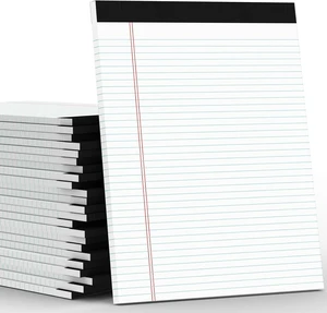 24 Pack White Legal Pads 8.5 x 11 Note Pads College Ruled Writing Pads Notepads 8.5 x 11 Lined Paper Pads, 30 Sheet/Notepad, 38 Lines Perforated Note Pads 8.5 x 11'' for School,Home,Office,Work 24 Pack White Legal Pads 8.5 x 11 Note Pads College Ruled Writing Pads Notepads 8.5 x 11 Lined Paper Pads, 30 Sheet/Notepad, 38 Lines Perforated Note Pads 8.5 x 11'' for School,Home,Office,Work
