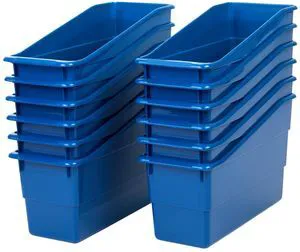 Durable Book & Binder Holders 12-Pack, Blue Ideal for Narrow or Vertical Storage Needs, Book, Magazine, File Folder, & Binder Holders, Classroom Organization Made Easy Durable Book & Binder Holders 12-Pack, Blue Ideal for Narrow or Vertical Storage Needs, Book, Magazine, File Folder, & Binder Holders, Classroom Organization Made Easy