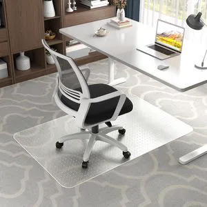 Office Chair Mat for Carpet Floors, 48" x 30" Clear Desk Chair Mats for Low Pile Carpeted Protector, Sturdy PVC Computer Chair Mats Anti-Slip and Easy to Clean for Home & Office Office Chair Mat for Carpet Floors, 48" x 30" Clear Desk Chair Mats for Low Pile Carpeted Protector, Sturdy PVC Computer Chair Mats Anti-Slip and Easy to Clean for Home & Office