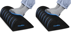 Foot Rest for Under Desk at Work,Office Desk Accessories with Soft Foam and Washable Removable Cover, Foot Stool for Office, Car, Home to Foot Support and Relax Ankles, Black (Pack of 2) Foot Rest for Under Desk at Work,Office Desk Accessories with Soft Foam and Washable Removable Cover, Foot Stool for Office, Car, Home to Foot Support and Relax Ankles, Black (Pack of 2)