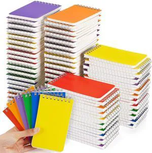 120 Packs Pocket Notebook Bulk, 3x5 Inch Small Spiral Notepads 6 Assorted Colors, 60 Sheets/120 Pages (80GSM) Memo Pads for Work, School, Office, Travel 120 Packs Pocket Notebook Bulk, 3x5 Inch Small Spiral Notepads 6 Assorted Colors, 60 Sheets/120 Pages (80GSM) Memo Pads for Work, School, Office, Travel