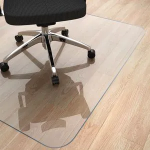 Office Chair Mat for Hardwood Floor, 46" x 60" Rolling Chair Mat PVC HeavyDuty Floor Protector for Rolling Chairs, Smooth Gliding Surface, 0.07''(1.7mm) Thick Clear Floor Mat, Easy Clean Office Chair Mat for Hardwood Floor, 46" x 60" Rolling Chair Mat PVC HeavyDuty Floor Protector for Rolling Chairs, Smooth Gliding Surface, 0.07''(1.7mm) Thick Clear Floor Mat, Easy Clean
