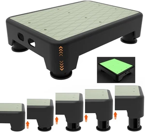 5-Level Adjustable Step Stool, Noctilucent Bedside Step, 700 LBS Capacity Safety Step Platform, Indoor Foot Stool for Seniors and Kids, Wide Step Stools Elderly Assistance at Night 5-Level Adjustable Step Stool, Noctilucent Bedside Step, 700 LBS Capacity Safety Step Platform, Indoor Foot Stool for Seniors and Kids, Wide Step Stools Elderly Assistance at Night
