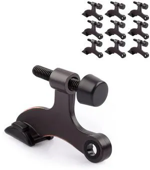 10 Pack Hinge Pin Door Stopper Oil Rubbed Bronze - Adjustable Heavy Duty Hinge Pin Door Stop with Black Rubber Bumper Tips 10 Pack Hinge Pin Door Stopper Oil Rubbed Bronze - Adjustable Heavy Duty Hinge Pin Door Stop with Black Rubber Bumper Tips