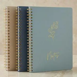Aesthetic Spiral Notebook Set of 3 For Women - Cute College Ruled Journals 8x6 Journal Notebook with Large Pockets and Lined Pages - Perfect Supplies to Stay Organized at Work or School Aesthetic Spiral Notebook Set of 3 For Women - Cute College Ruled Journals 8x6 Journal Notebook with Large Pockets and Lined Pages - Perfect Supplies to Stay Organized at Work or School
