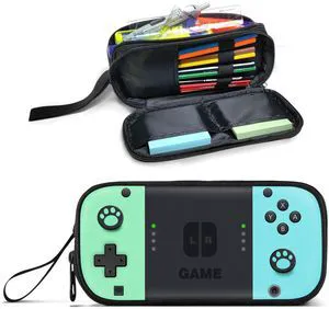 Gamer Pencil Case for Boys, Large Boys Pencil Pouch for Kids Teens School, Big Capacity Pen Box Pen Bag Organizer with 2 Compartments & Zipper Gamer Pencil Case for Boys, Large Boys Pencil Pouch for Kids Teens School, Big Capacity Pen Box Pen Bag Organizer with 2 Compartments & Zipper