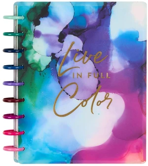 Happy Planner Disc-Bound Planner July 2026June 2027, Classic Size Includes 3 extra months and 2 sticker sheets, 7" x 9.25", Horizontal Layout, Live in Color theme Happy Planner Disc-Bound Planner July 2026June 2027, Classic Size Includes 3 extra months and 2 sticker sheets, 7" x 9.25", Horizontal Layout, Live in Color theme