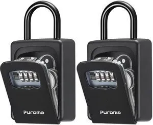 Key Lock Box Large with Code Lockbox Outdoor Wall Mount 2 Black Resettable Combination, For Guest Realtor & House Outside, High-capacity, Hold 5 Keys, Portable, Doorknob, Weatherproof Key Lock Box Large with Code Lockbox Outdoor Wall Mount 2 Black Resettable Combination, For Guest Realtor & House Outside, High-capacity, Hold 5 Keys, Portable, Doorknob, Weatherproof