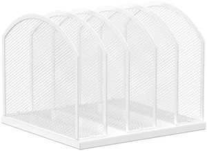 5-Section Vertical Desktop Organizer, 6-Section Mesh File Folder Stand Sorter for Office Home Classroom Organization 5-Section Vertical Desktop Organizer, 6-Section Mesh File Folder Stand Sorter for Office Home Classroom Organization