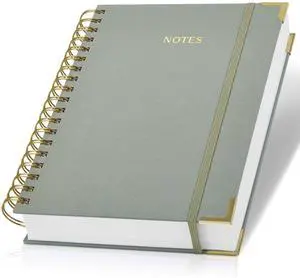 Aesthetic Thick Spiral Notebook Journal For Women in B5 - Linen Hardcover Stylish College Ruled Note Book with 300 Lined Pages - Cute Supplies for Bible Study and Staying Organized at Work or School Aesthetic Thick Spiral Notebook Journal For Women in B5 - Linen Hardcover Stylish College Ruled Note Book with 300 Lined Pages - Cute Supplies for Bible Study and Staying Organized at Work or School