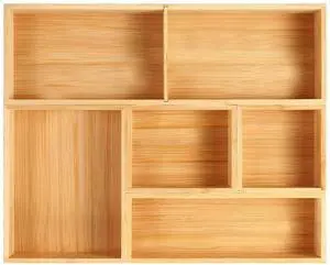 Bathroom Drawer Organizer, Bamboo Box Bin for Junk Vanity Desk Makeup Drawer, Small Wooden Container Tea Storage Organization Tray for Kitchen Office, Set of 5 Bathroom Drawer Organizer, Bamboo Box Bin for Junk Vanity Desk Makeup Drawer, Small Wooden Container Tea Storage Organization Tray for Kitchen Office, Set of 5