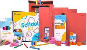 Back to School Supplies for Kids, School Supply Box Grades K-5 (Red, 1 Kit) Back to School Supplies for Kids, School Supply Box Grades K-5 (Red, 1 Kit)