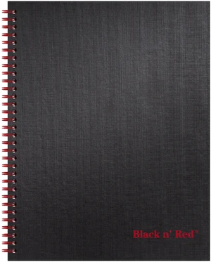 Notebook, Business Journal, 11" x 8-1/2", 70 Sheets, Ruled, Optik Paper, Scribzee App, Hardcover, Wirebound, (K67030) Notebook, Business Journal, 11" x 8-1/2", 70 Sheets, Ruled, Optik Paper, Scribzee App, Hardcover, Wirebound, (K67030)