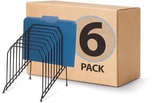 Large Incline 8 Compartment Wire Caddy, Black, 8.5 x 10.375 x 12.625 Inches (Pack of 6) Large Incline 8 Compartment Wire Caddy, Black, 8.5 x 10.375 x 12.625 Inches (Pack of 6)