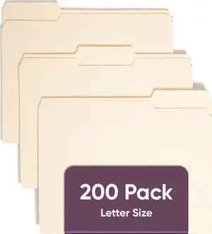 File Folders Letter Sized, 1/3-Cut Tab, Assorted Positions, Letter Size Manila Folders, 200 Per Box File Folders Letter Sized, 1/3-Cut Tab, Assorted Positions, Letter Size Manila Folders, 200 Per Box