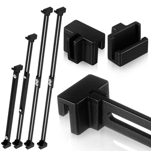 12 Pcs Metal Adjustable File Cabinet Rails Set, Black,10-18 Inch Include 8 Hanging File Rail Clips 4 Cabinet Dividers Bars Suitable for Cabinets with Drawer Thickness Less Than 1/8 Inch 12 Pcs Metal Adjustable File Cabinet Rails Set, Black,10-18 Inch Include 8 Hanging File Rail Clips 4 Cabinet Dividers Bars Suitable for Cabinets with Drawer Thickness Less Than 1/8 Inch