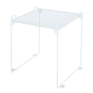 Metal Locker Shelf Organizer Stackable School, Single Layer, White Back to School Essentials, Fits Standard Size School Lockers, Collapsible Organizer Accessories, Gym Work Kitchen Office Metal Locker Shelf Organizer Stackable School, Single Layer, White Back to School Essentials, Fits Standard Size School Lockers, Collapsible Organizer Accessories, Gym Work Kitchen Office