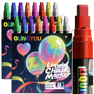Window Chalk Markers for Cars Glass Washable, 2 boxes X 8 Colors Liquid Chalk Marker Pens with 7mm 2 in 1 Nib Wide Tips, Big Chalkboard Markers Car Window pens Window Chalk Markers for Cars Glass Washable, 2 boxes X 8 Colors Liquid Chalk Marker Pens with 7mm 2 in 1 Nib Wide Tips, Big Chalkboard Markers Car Window pens