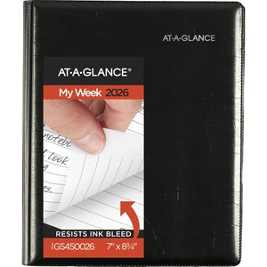 2026 Planner, Weekly & Monthly, 7" x 8.75", Medium, Refillable, Executive, DayMinder, Black (G5450026) 2026 Planner, Weekly & Monthly, 7" x 8.75", Medium, Refillable, Executive, DayMinder, Black (G5450026)