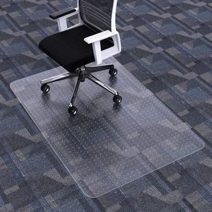 Office Chair Mat for Carpet, 30" x 48" Clear Floor Protector, Transparent Under Desk Mats for Office, Home and Gaming Floors (Rectangle) Office Chair Mat for Carpet, 30" x 48" Clear Floor Protector, Transparent Under Desk Mats for Office, Home and Gaming Floors (Rectangle)