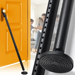 Heavy Duty Door Security Bar, 24.5"-50.7" Adjustable Door Stopper with Large Anti-Slip Base, 360° Swivel Foot, Portable Door Brace for Hinged Doors, Sliding Windows, Hotel & Apartment Heavy Duty Door Security Bar, 24.5"-50.7" Adjustable Door Stopper with Large Anti-Slip Base, 360° Swivel Foot, Portable Door Brace for Hinged Doors, Sliding Windows, Hotel & Apartment