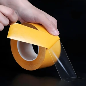 Ultra-Thin Clear Double Sided Adhesive Tape 2 Inch x 85FT Heavy Duty Two Side Strong Sticky Mounting Tape, for DIY Arts & Crafts, Rug Non-slip, Anti Cat Scratch, Paste Wall Decoration, CNC Woodworking Ultra-Thin Clear Double Sided Adhesive Tape 2 Inch x 85FT Heavy Duty Two Side Strong Sticky Mounting Tape, for DIY Arts & Crafts, Rug Non-slip, Anti Cat Scratch, Paste Wall Decoration, CNC Woodworking