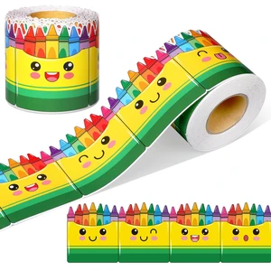 65 Feet Crayon Box Bulletin Board Border Classroom Decoration Colorful Crayon Border Trims Decorative Rolled Paper Border for Back to School Wall Chalkboard Decor 65 Feet Crayon Box Bulletin Board Border Classroom Decoration Colorful Crayon Border Trims Decorative Rolled Paper Border for Back to School Wall Chalkboard Decor