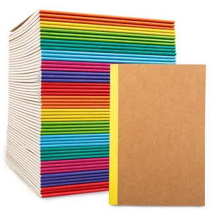 56 Pack Composition Notebooks Bulk, Kraft Cover Lined Blank College Ruled Composition Travel Journals with Rainbow Spines For Women Students Business, 60 Pages, 8.3x 5.5, A5, 8 Colors 56 Pack Composition Notebooks Bulk, Kraft Cover Lined Blank College Ruled Composition Travel Journals with Rainbow Spines For Women Students Business, 60 Pages, 8.3x 5.5, A5, 8 Colors