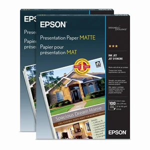 Presentation Paper Matte, 8.5 x 11 Inch, (S041062), White 100 Count (Pack of 2) Presentation Paper Matte, 8.5 x 11 Inch, (S041062), White 100 Count (Pack of 2)