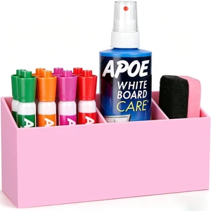Magnetic Marker Holder for Whiteboard, Fridge, Teacher Must Have Acrylic Magnet Dry Erase Pen Holder for Refrigeator, Anti-slip Pencil Holder for Classroom, Locker Organizer-Pink Magnetic Marker Holder for Whiteboard, Fridge, Teacher Must Have Acrylic Magnet Dry Erase Pen Holder for Refrigeator, Anti-slip Pencil Holder for Classroom, Locker Organizer-Pink