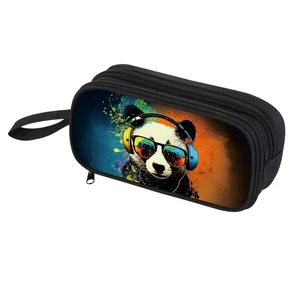 Pencil Case for Boys,Multi-Slot Large Capacity Pencil Pouch with Soft Zipper, Durable Pen Box Panda Pencil Case for Boys,Multi-Slot Large Capacity Pencil Pouch with Soft Zipper, Durable Pen Box Panda