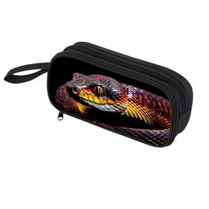Pencil Case for Boys,Multi-Slot Large Capacity Pencil Pouch with Soft Zipper, Durable Pen Box Snake Pencil Case for Boys,Multi-Slot Large Capacity Pencil Pouch with Soft Zipper, Durable Pen Box Snake