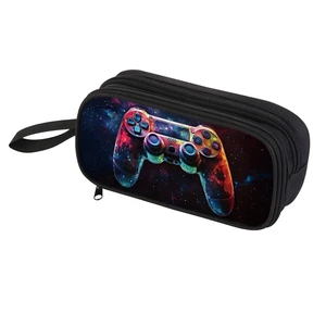 Pencil Case for Boys,Multi-Slot Large Capacity Pencil Pouch with Soft Zipper, Durable Pen Box Game Controller Pencil Case for Boys,Multi-Slot Large Capacity Pencil Pouch with Soft Zipper, Durable Pen Box Game Controller
