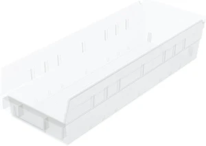 30138 Heavy Duty Plastic Shelf Bins, 18"x 6.5"x 4", Clear, 12-Pk Heavy Duty Nesting Storage Bins for Garage, Closet, Refrigerator, Kitchen, Cabinet, Drawer Organization, Pantry Organization 30138 Heavy Duty Plastic Shelf Bins, 18"x 6.5"x 4", Clear, 12-Pk Heavy Duty Nesting Storage Bins for Garage, Closet, Refrigerator, Kitchen, Cabinet, Drawer Organization, Pantry Organization