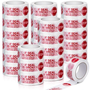 30 Rolls 2 Inch Security Packing Tape, Tamper Proof Tape, White 110 Yards x 2 Mil, Sealing Tape for Moving Packing Shipping, Pre Printed If Seal Is Broken Check Contents Before Accepting 30 Rolls 2 Inch Security Packing Tape, Tamper Proof Tape, White 110 Yards x 2 Mil, Sealing Tape for Moving Packing Shipping, Pre Printed If Seal Is Broken Check Contents Before Accepting