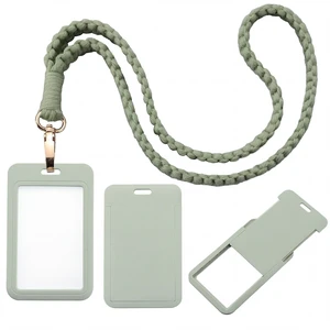 1 Set Teacher Scrunchie Lanyard, Weaving, Light Sage, 1 Set Elastic ID Card Holder for Back to School Teacher Gifts, Wrinkle Texture Badge Lanyards with Lobster Clasp, Classroom Office 1 Set Teacher Scrunchie Lanyard, Weaving, Light Sage, 1 Set Elastic ID Card Holder for Back to School Teacher Gifts, Wrinkle Texture Badge Lanyards with Lobster Clasp, Classroom Office