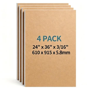 4 Pack Foam Board 24"x36", 0.23 Inch Thickness Brown Poster Board, Double-Sided Acid-Free Foam Core Board, Large Lightweight Polystyrene Mat Board for Painting, Display, Craft & School Projects 4 Pack Foam Board 24"x36", 0.23 Inch Thickness Brown Poster Board, Double-Sided Acid-Free Foam Core Board, Large Lightweight Polystyrene Mat Board for Painting, Display, Craft & School Projects
