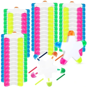 50 Pcs Cute Star Highlighters Gifts Bulk 5 in 1 Colors Pens for Kid Watercolor Cute Fluorescent Pens, Essential Stationery for Office Stationery School Supplies 50 Pcs Cute Star Highlighters Gifts Bulk 5 in 1 Colors Pens for Kid Watercolor Cute Fluorescent Pens, Essential Stationery for Office Stationery School Supplies