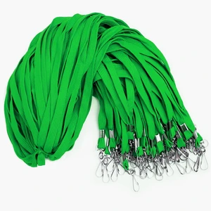 100-Pack Green Lanyards for ID Badges with Swivel J-Hooks - Versatile Neck Lanyard for Keys, Card Holders, Whistles, and More - Ideal for Offices, Teachers, Kids, and Cruise Ship Cards 100-Pack Green Lanyards for ID Badges with Swivel J-Hooks - Versatile Neck Lanyard for Keys, Card Holders, Whistles, and More - Ideal for Offices, Teachers, Kids, and Cruise Ship Cards