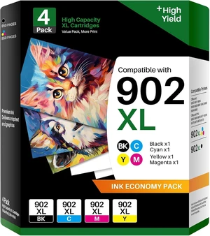 902 Ink Cartridge Combo Pack Remanufactured for HP902 Works with Officejet Pro 6978 6968 6974 6975 6960 Officejet 6951 6954 6956 6958 Printers 902 Ink Cartridge Combo Pack Remanufactured for HP902 Works with Officejet Pro 6978 6968 6974 6975 6960 Officejet 6951 6954 6956 6958 Printers