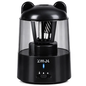 Rechargeable Electric Pencil Sharpener for Colored Pencils Black Automatic Stop 3 Modes To Choose Quick Charge Classroom/Home use Rechargeable Electric Pencil Sharpener for Colored Pencils Black Automatic Stop 3 Modes To Choose Quick Charge Classroom/Home use