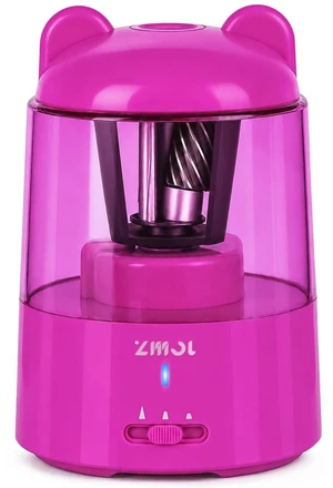 Rechargeable Electric Pencil Sharpener for Colored Pencils Pink Automatic Stop 3 Modes To Choose Quick Charge Classroom/Home use Rechargeable Electric Pencil Sharpener for Colored Pencils Pink Automatic Stop 3 Modes To Choose Quick Charge Classroom/Home use